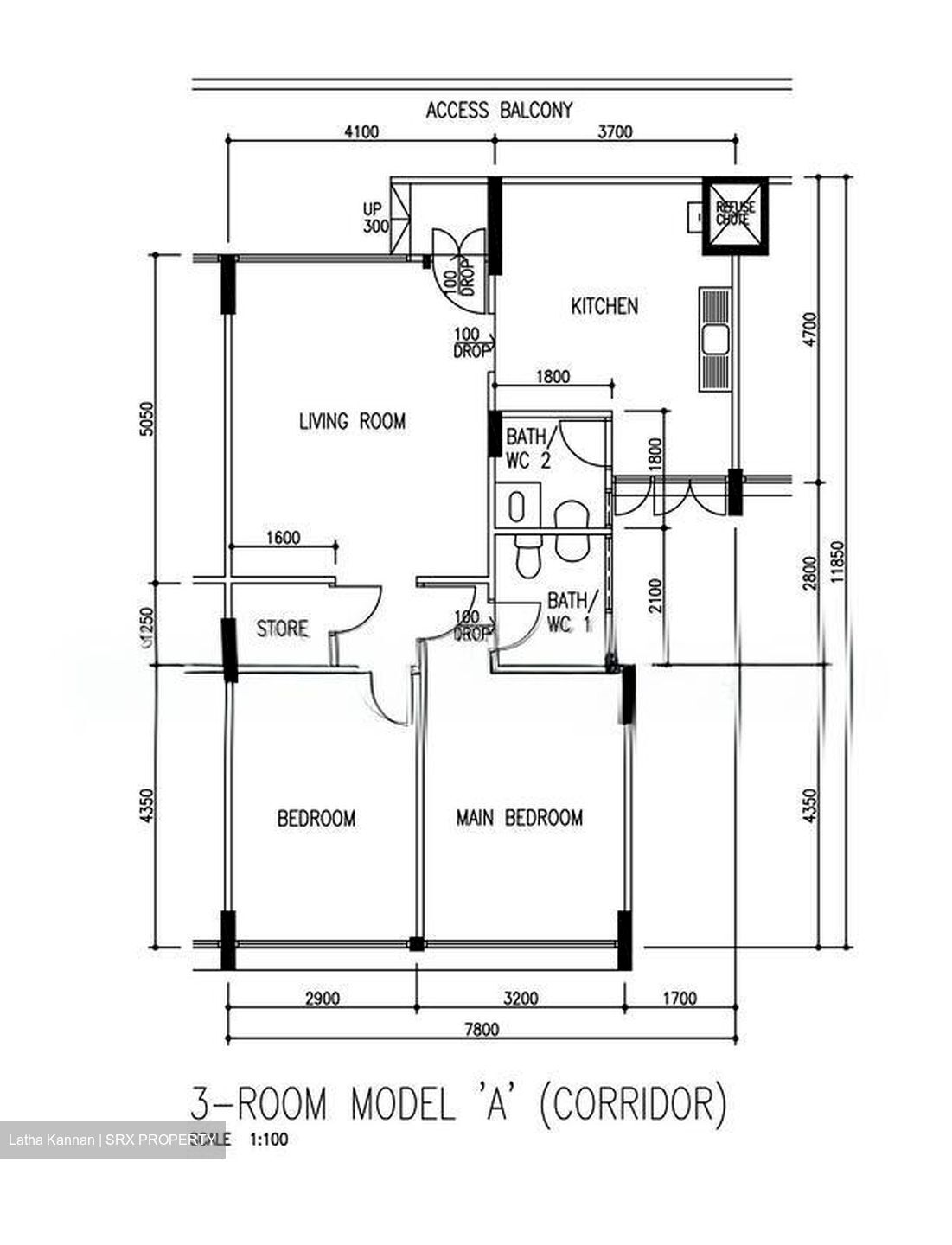 Blk 640 Rowell Road (Central Area), HDB 3 Rooms #524621441